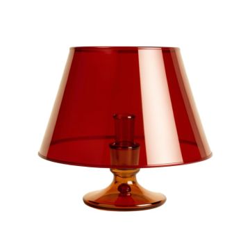 6 '' H X 6 '' W Glass Empire Lamp Shade ( Clip On ) (synthetic illustration; no displayed measurements)