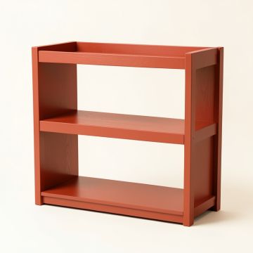 Cove Edge Desktop Shelving Unit - Terracotta (synthetic illustration; no displayed measurements)