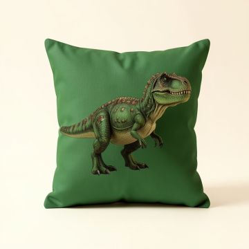 Dinosaur Throw Pillow (synthetic illustration; no displayed measurements)