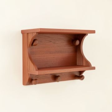 Aspen Crest Wall-Mounted Entryway Organizer Shelf - Terracotta (synthetic illustration; no displayed measurements)