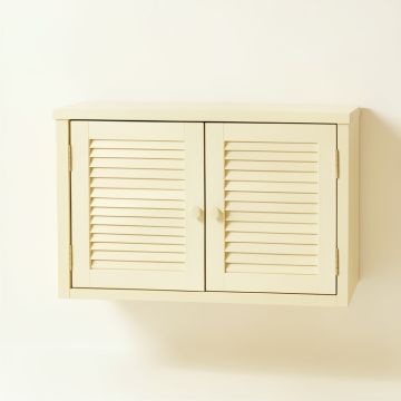 Olive Bluff Wall-Mounted Entry Cabinet - Cream (synthetic illustration; no displayed measurements)