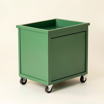 Hazel Dell Empty Rolling Workshop Cart - Green (synthetic illustration; no displayed measurements)