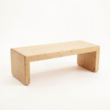 Elm Field Indoor Bench - Beige (synthetic illustration; no displayed measurements)