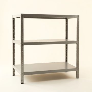 Linden Crest Empty Seed-Starting Shelving Unit Without Lights - Gray (synthetic illustration; no displayed measurements)
