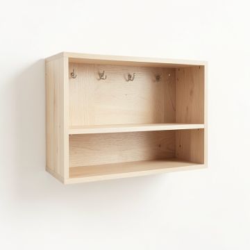Field Canyon Wall-Mounted Entryway Organizer Shelf - Beige (synthetic illustration; no displayed measurements)