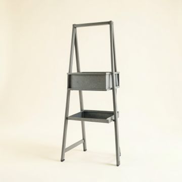 Dune Branch Empty Vertical Garden Frame - Gray (synthetic illustration; no displayed measurements)
