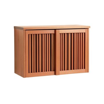 Wren Branch Wall-Mounted Entry Cabinet - Terracotta