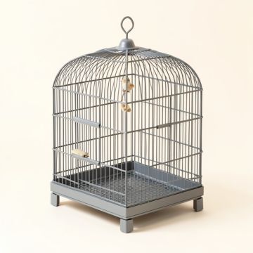 Large Play Top Bird Cage With Bird Toy Hook (synthetic illustration; no displayed measurements)