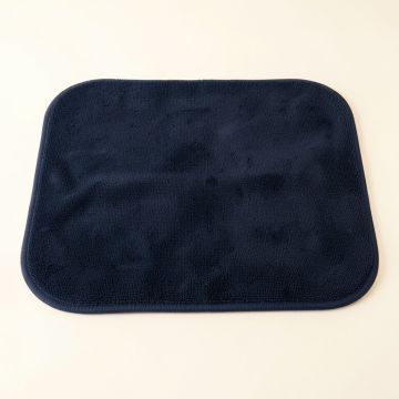 Moss Edge Bath Mat - Navy (synthetic illustration; no displayed measurements)