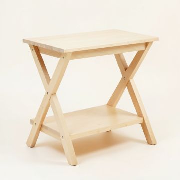 Rowan Branch Side Table - Ivory (synthetic illustration; no displayed measurements)