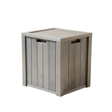 Clay Crossing Closed Outdoor Storage Box - Gray