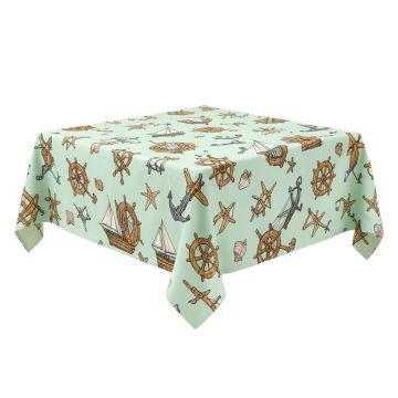 Ships Wheel Tablecloth