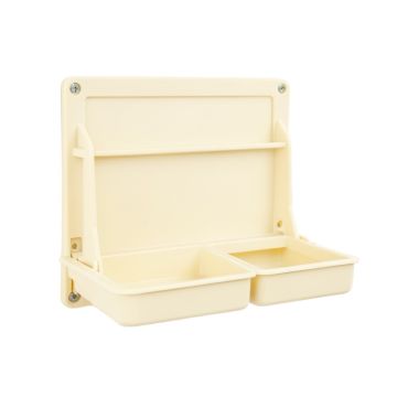 Birch Canyon Empty Wall-Mounted Tool Organizer Panel - Cream
