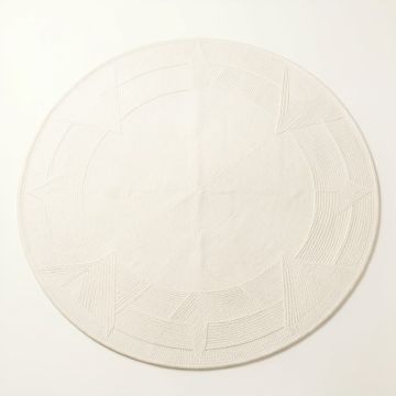 Spruce Canyon Round Area Rug - Cream (synthetic illustration; no displayed measurements)
