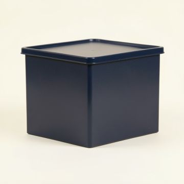 Willow Arc Closed Outdoor Storage Box - Navy (synthetic illustration; no displayed measurements)