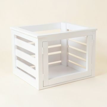 Flint Arc Empty Furniture-Style Pet Crate (synthetic illustration; no displayed measurements)