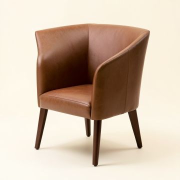 Deshandra Leather Dining Chair (synthetic illustration; no displayed measurements)