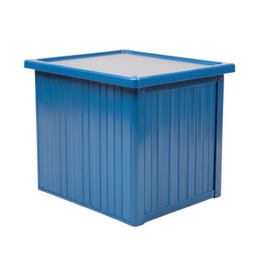 Field Crossing Closed Outdoor Storage Box - Blue