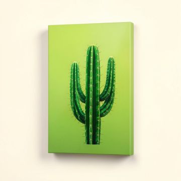 Making Spririts Bright Cacti - Wrapped Canvas Graphic Art Print (synthetic illustration; no displayed measurements)