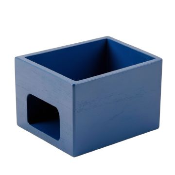 Dune Field Empty Furniture-Style Litter Enclosure - Blue