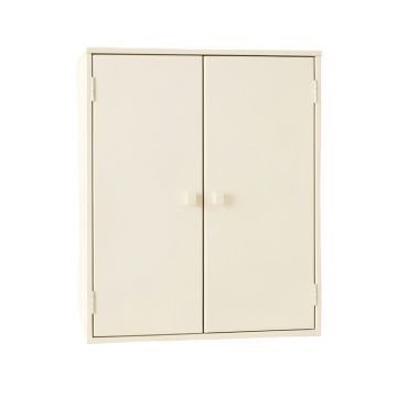 Dawn Brook Wall-Mounted Laundry Cabinet - Ivory (synthetic illustration; no displayed measurements)