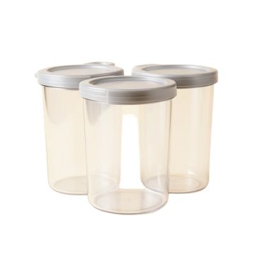 Ziggy Airtight Food Storage 3 Piece Kitchen Canister Set