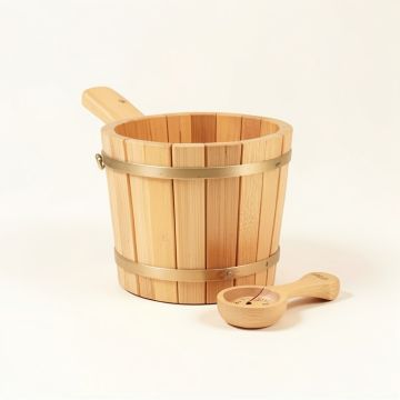 Bucket , Ladle , Thermometer Set (synthetic illustration; no displayed measurements)