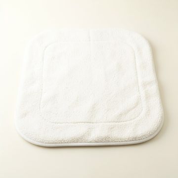 Elm Branch Bath Mat - White (synthetic illustration; no displayed measurements)