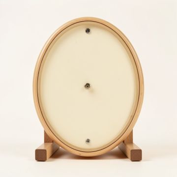Martini Poly Resin Clock With Thermometer (synthetic illustration; no displayed measurements)