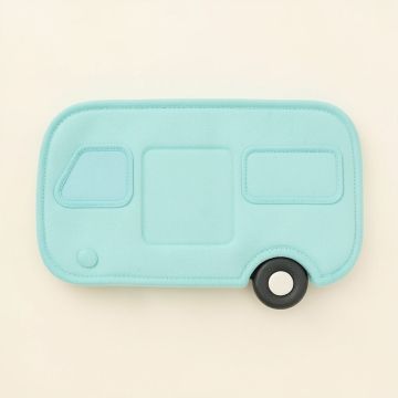 3Drose Home Is Where We Park It With A Cute And Aqua Camper Potholder (synthetic illustration; no displayed measurements)