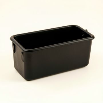Briar Crest Empty Railing Planter With Integral Brackets - Black (synthetic illustration; no displayed measurements)