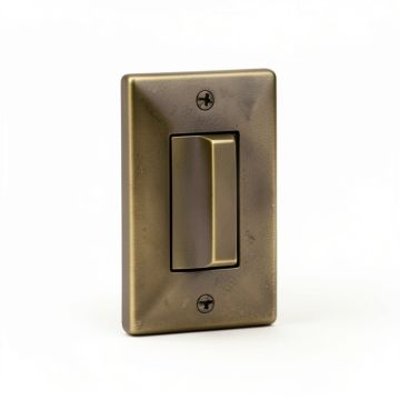 Deco 1-Gang Toggle Light Switch Wall Plate (synthetic illustration; no displayed measurements)