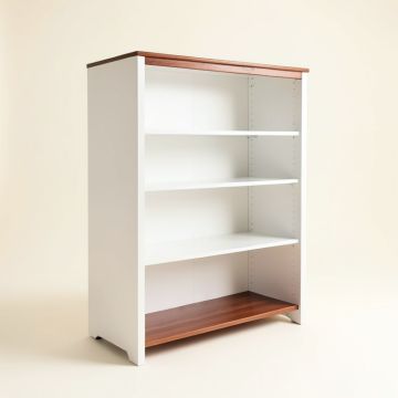 Malaga 86.61 '' H X 57.09 '' W Solid Wood Standard Bookcase (synthetic illustration; no displayed measurements)
