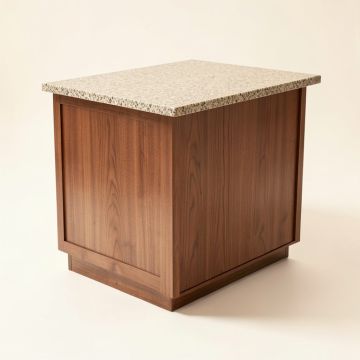 Haslingden Kitchen Island Set With Granite Top (synthetic illustration; no displayed measurements)