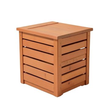 Willow Branch Closed Garden Compost Bin - Terracotta