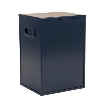 Dawn Branch Closed Outdoor Storage Box - Navy