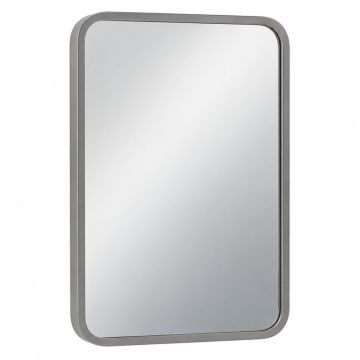 Field Bend Framed Wall Mirror - Gray