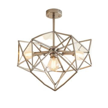 In Style 8-Light Unique / Statement Geometric Chandelier