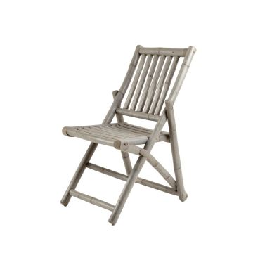 Heath Branch Folding Outdoor Chair - Gray
