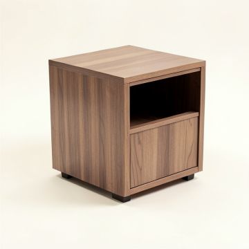 Keira End Table With Storage (synthetic illustration; no displayed measurements)