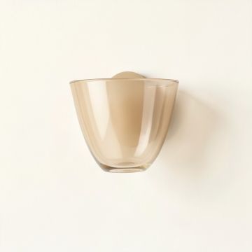 Moss Branch Wall Sconce Mounted On A Plain Wall - Beige (synthetic illustration; no displayed measurements)