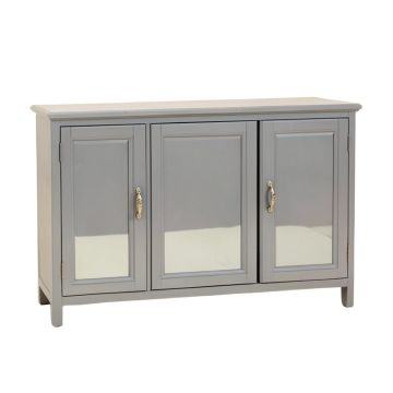 Montag Mirrored Filigree 3 Door Standard Dresser