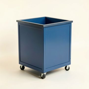 Hill Edge Empty Rolling Workshop Cart - Blue (synthetic illustration; no displayed measurements)