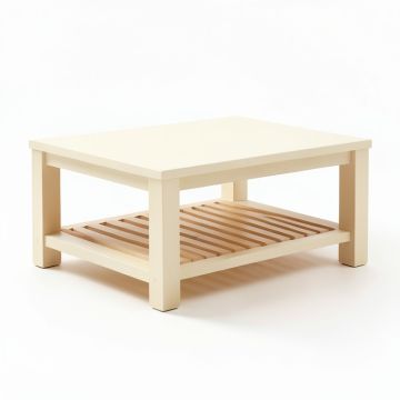 Flint Bluff Coffee Table - Cream (synthetic illustration; no displayed measurements)
