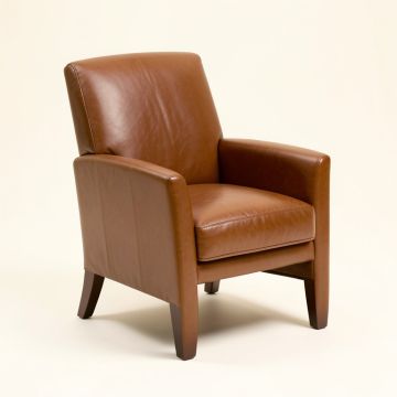 Schlater Diamond Genuine Leather Upholstered Dining Chair (synthetic illustration; no displayed measurements)