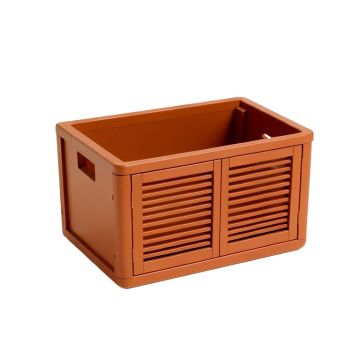 Alder Crossing Empty Furniture-Style Litter Enclosure - Terracotta