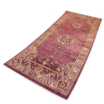 Patterned Plum Area Rug
