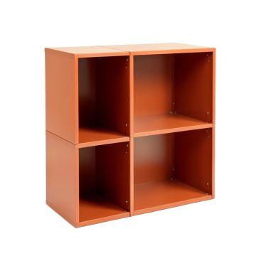 Flint Bridge Desktop Shelving Unit - Terracotta