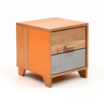 Wojciech 1 - Drawer Acacia Wood Nightstand (synthetic illustration; no displayed measurements)