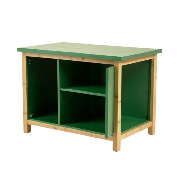 Flint Branch Empty Countertop Canister Rack - Green